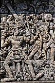 Candi Panataran - Main Temple. Ramayana relief. 